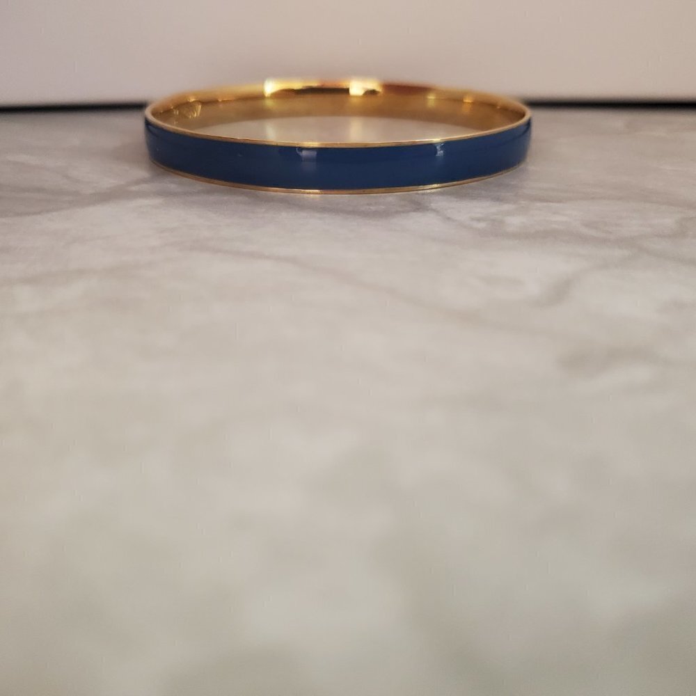 💙 Vintage Y2k 00s 2000's J. Crew Blue Bangle 💙 - Picture 5 of 15